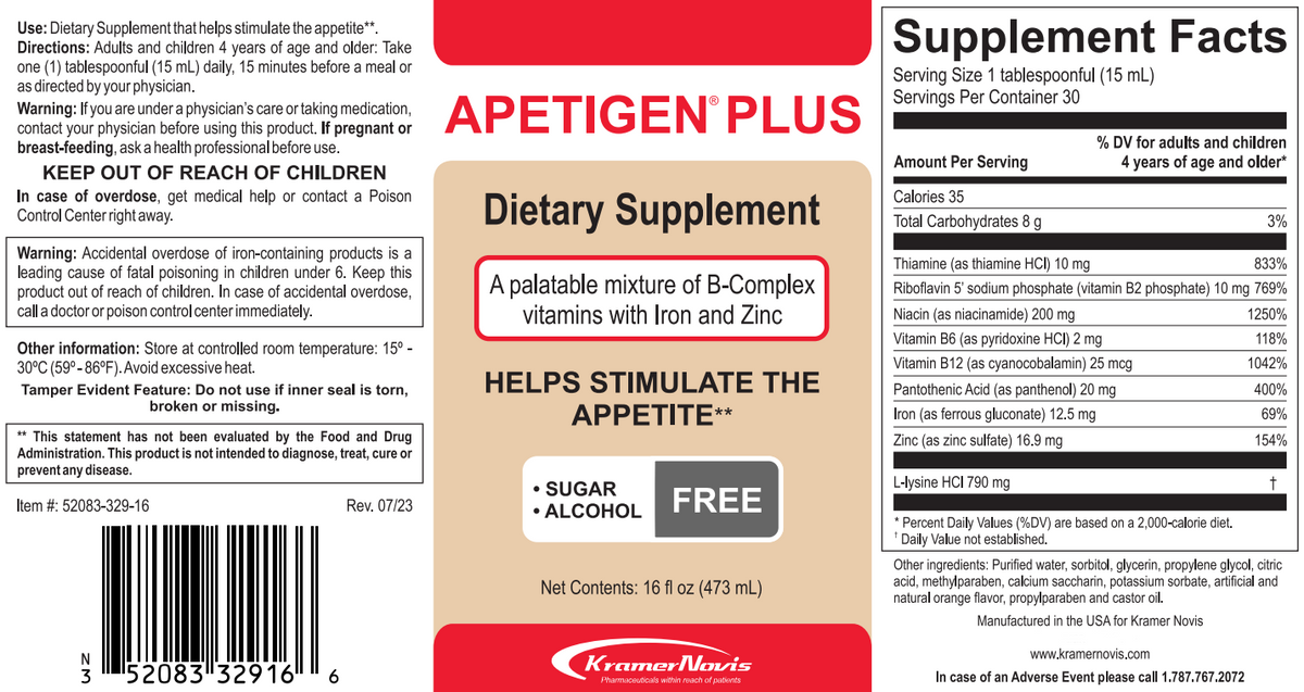 Apetigen-Plus® B-Complex Liquid – Nutrition Direct